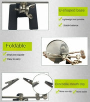 Professional Third Hand Tool with Adjustable Magnifying Glass Jeweler Soldering Clip Craft InlayWelding and PrecisionRepair Work