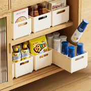 Kitchen Storage Box Retractable Multifunctional Storage Basket Cabinet Desktop Snack Spice Storage Box Fridge Kitchen Organizer