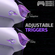 eXtremeRate RISE4 Plus MAX Remappable Back Button Kit w/Clicky Trigger Stop & Rubberized Grip for ps5 Controller BDM-030 040 050