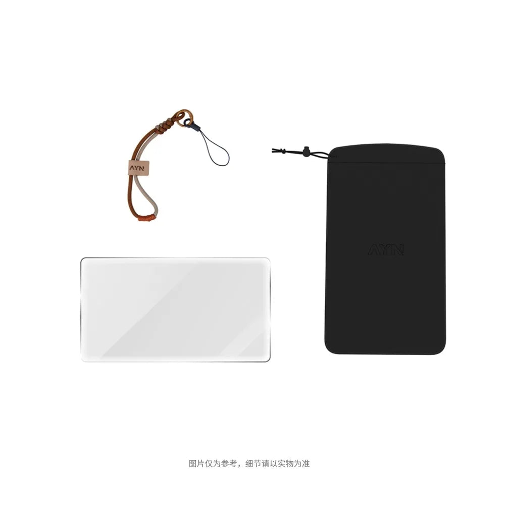 Unique Gaming Accessories Dual Screen Flip Up Handheld Device Protective Case Storage Bag Lanyard Soft Bag for AYN THOR Custom