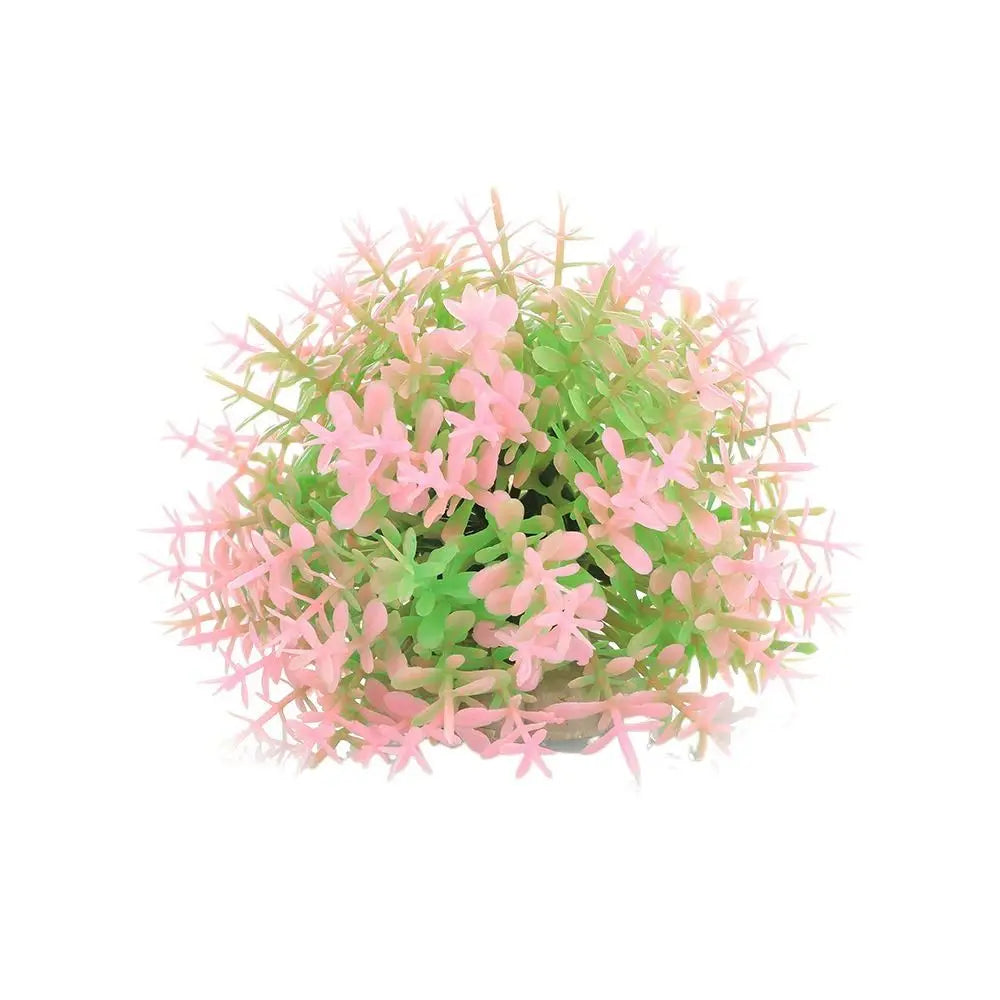 Fish Tank Accessories Simulation Aquatic Plants Ball Plastic Realistic Water Grass Ball 9cm Artificial Water Plants Aquarium