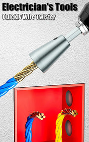Wire Twisting Tools Handle Electrician Quickly Twister Twister Wire For Power Drill Drivers Twister Twisted Twist Cable Device