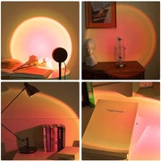 Smart Remote App Led Sunset Lamp Hot Night Light Mood Projector For Home Room Decor Wall Decoration Background For Photographic