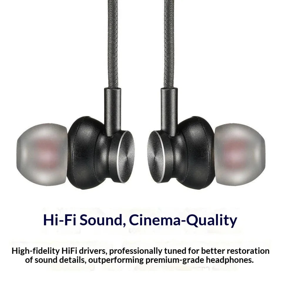 Neck-hung Wireless Bluetooth Headphones Lossless Sound Quality Noise Cancellation High Sound Quality Sports Business E-Sports Ga