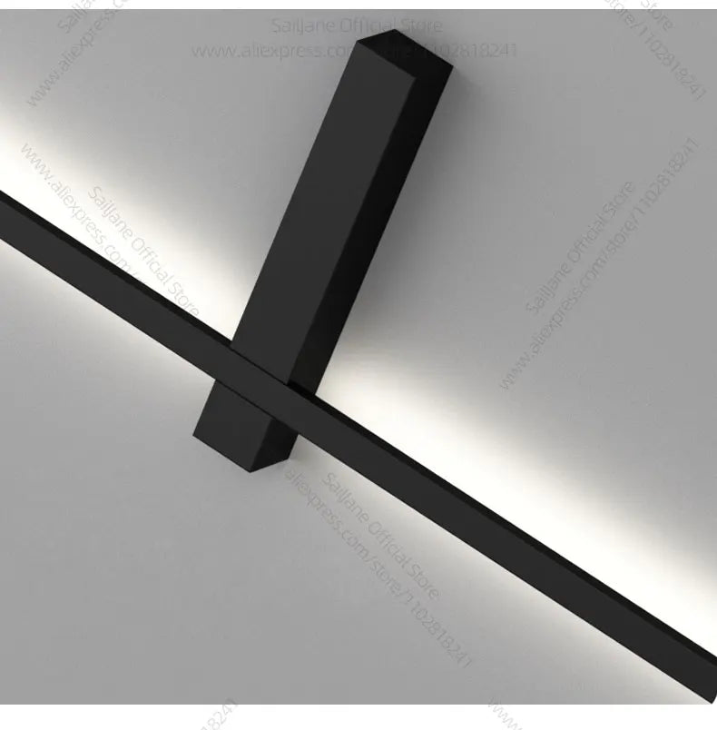 Modern Simple Living Room TV Background Wall Fitting Bedside Lighting In Bedroom Designer Staircase Light Long Indoor Wall Lamp
