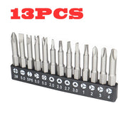 Screwdriver Bit Tool Kit Special-shaped Screwdriver Set 50mm U-shaped Y-Type Triangle Inner Cross Three Points
