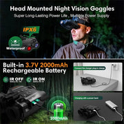GTMEDIA N4 Night Vision Binoculars Infrared Night-Visions Device 1080P 5X Digital Zoom Head Mount Goggles Day/Night Use Outdoor