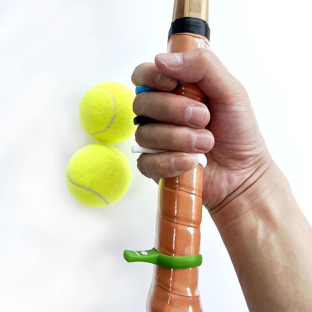 Tennis racket handle isolator posture corrector sports training accessory for accurately improving tennis skills