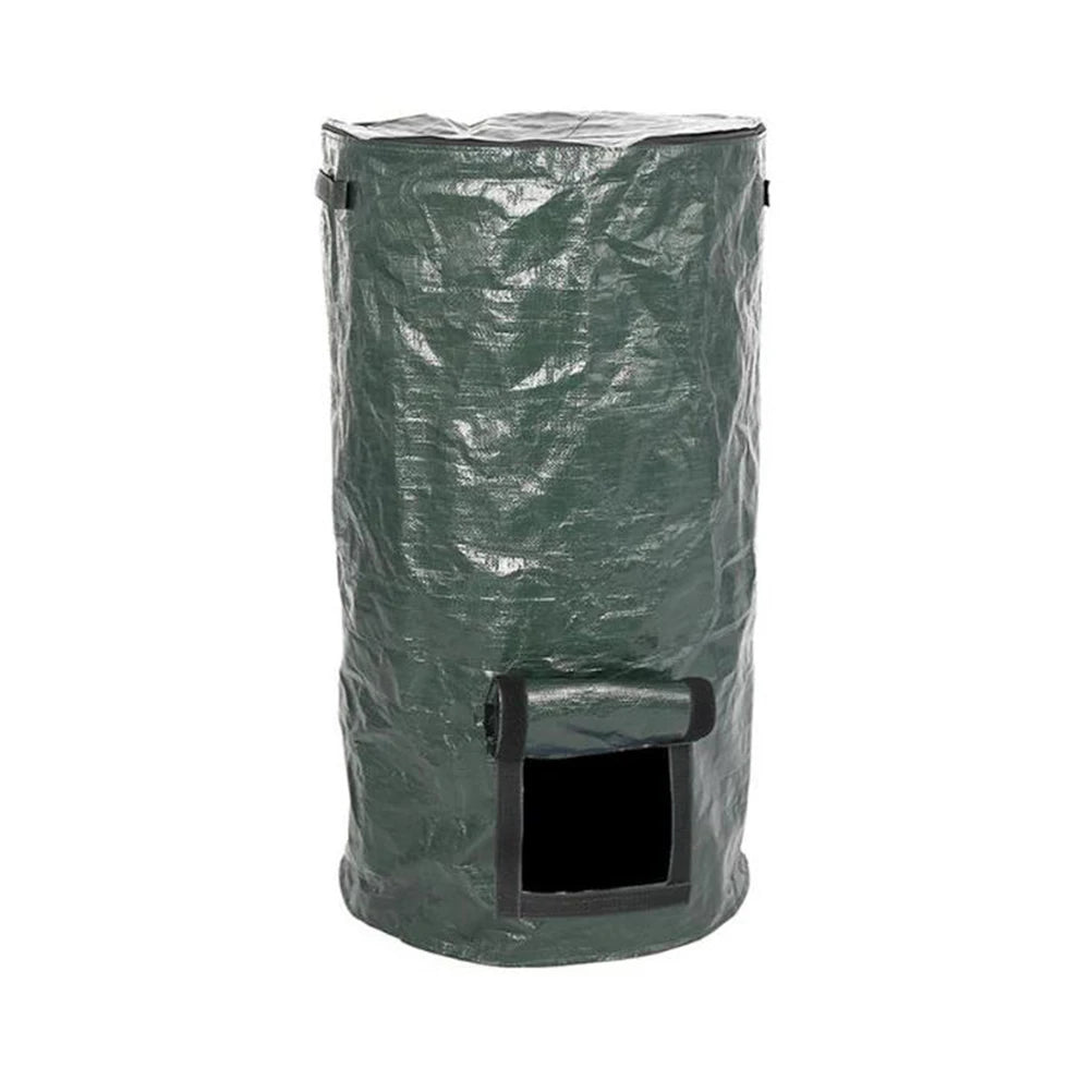 Garden Compost Bag Garbage Can 13.77x23.6in Fine Workmanship Garden Waste Bags Eco Friendly For Courtyard