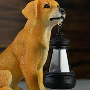 Garden Statue Animal Figurine with Solar Lights Housewarming Gifts Ornament