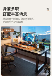 Gaming Desk, Carbon Fiber Computer Desk, Office Home Games, Desktop Desk