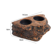 Reptile Magnetic Feeder Ledge Reptile Food Water Dish Bowl Terrarium Tank Decor Accessories for Gecko Lizard Chameleon Pets