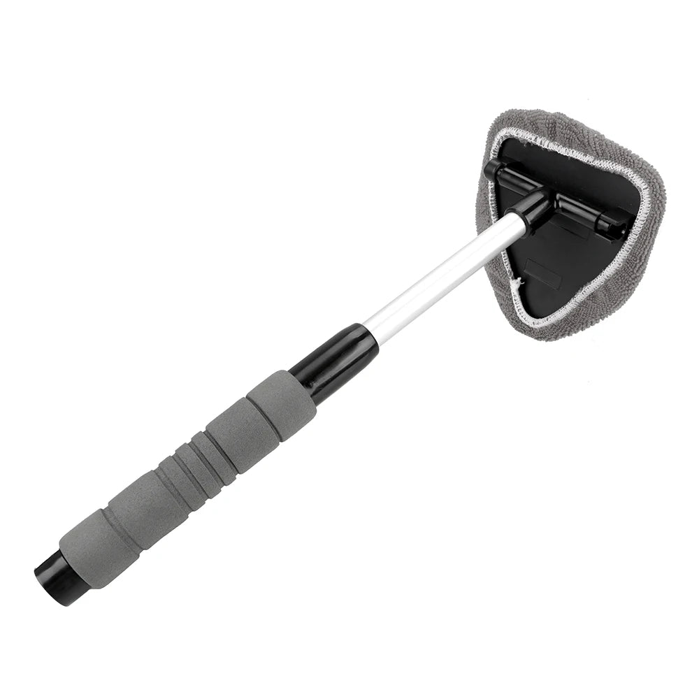 Car Windshield Cleaning Brush Microfiber Telescopic Window Glass Cleaner Car Window Cleaner Window Scraping Mist Eliminator