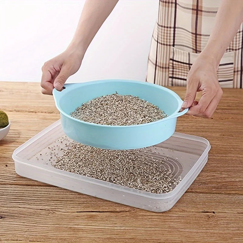 1pc Gardening Made Easy: 1pc Gardening Supplies, Soil Sieves, Plastic Mesh Sieves, Filtering Crushed Soil,Stones,Succulent Tools