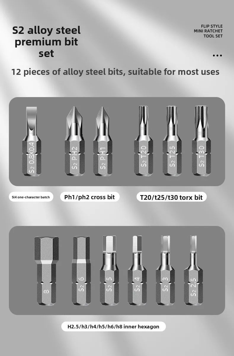 12-In-1 Bicycle Multitool Bike Ratchet Wrench Set Two-Way MTB Bike Hand Allen Key Tools Quick Release Ratchet Wrench Gadgets