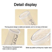 Large Capacity Kitchen Food Storage Canisters Transparent Plastic Grain Fresh Preservation Box Multigrain Organizer Household