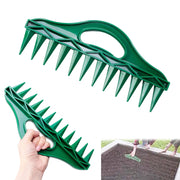 Garden Seed Seeder Durable Plastic Hand Dibbler Garden Seeder Tool 12-Hole Fast Seeding Waterproof Planting Aid Garden Tools