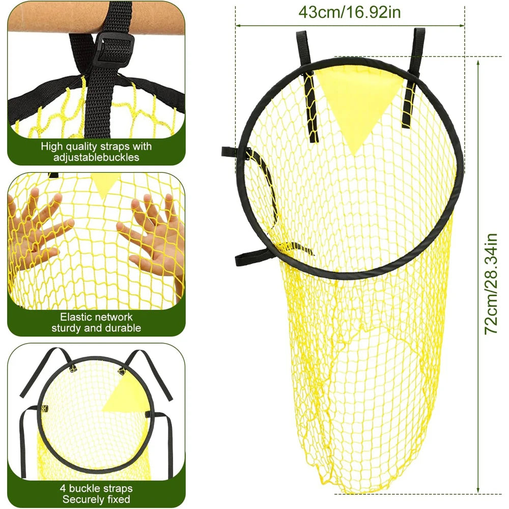 Soccer Target Goal, Easy to Attach and Detach to The Goal, for Shooting Accuracy Training Positioning football training Net Bag