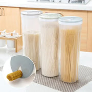 Food Storage Container for Multifunction Pasta, Noodle, Grain, Cereal, Bean, Rice, Kitchen Seasoning, Sealed Box, Food Canister