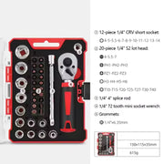 35pcs Screwdriver Set of Screw Driver Bit Set Multi-function Repair Tool Ratchet Screwdriver Bit & Socket Set