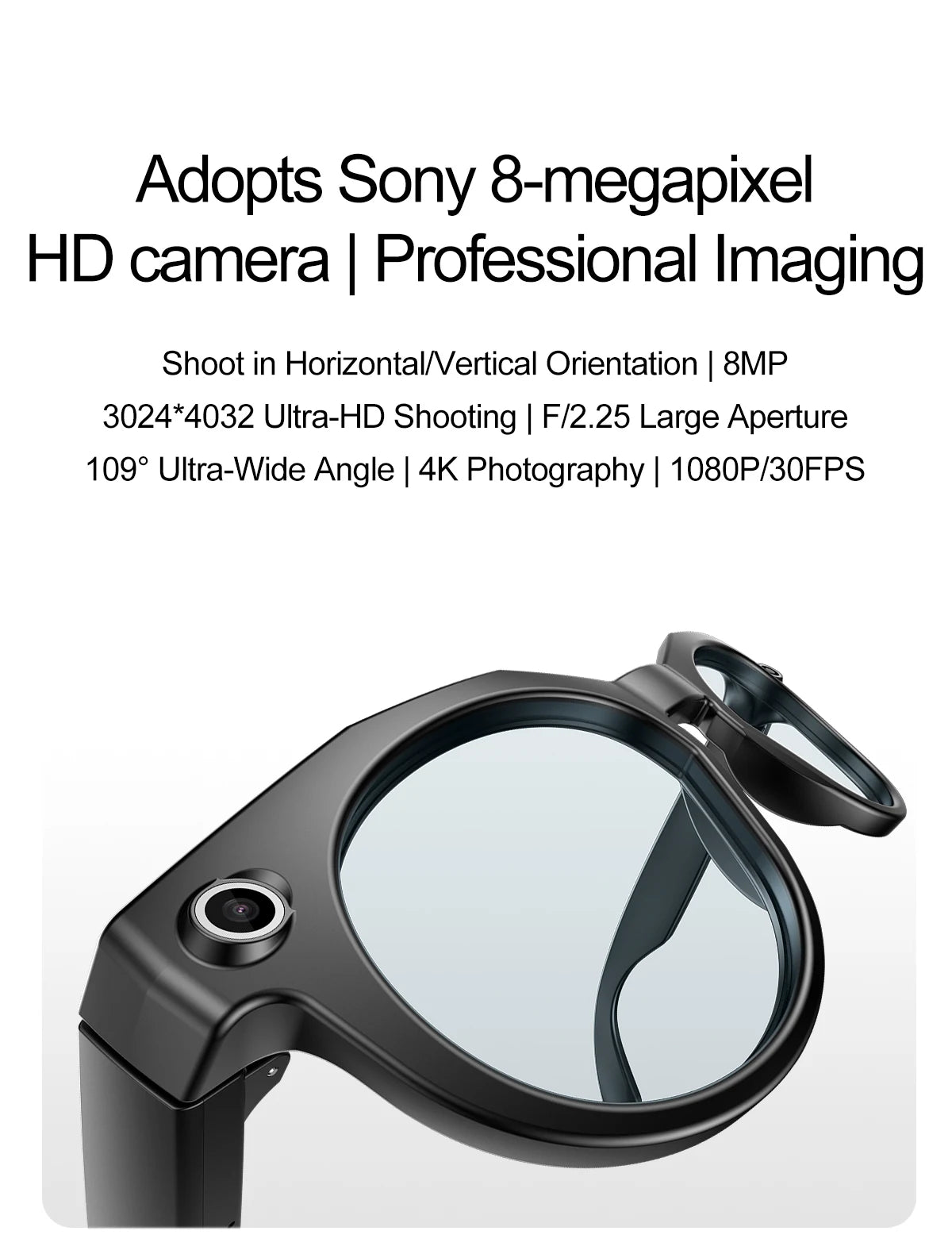 2026New800W Camera AI Glasses Men Color-Changing Smart Translation Glasses Photo Video Recording Waterproof Call SmartSunglasses