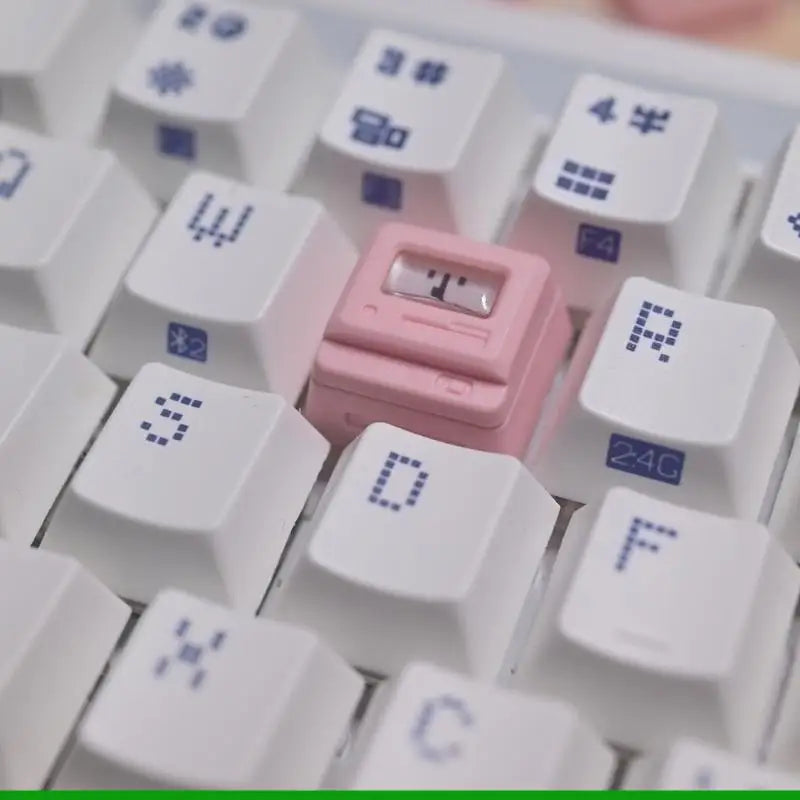 U55C 3 In 1 Keycaps Retro Personality Keycap for GK64 61 SK87 GH60 Esc Tab for Key for Gaming Mechanical Keyboard DIY K
