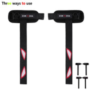 2pcs New 3-in-1 fitness aid combines a support belt, ankle strap, and wristband—a must-have for fitness training. The 3-in-1 des