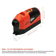 Mini Portable Laser Level Vertical Spirit Level Tool Laser Level Vertical Horizontal Laser Line Projection Measuring Tools