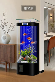 Fish Tanks Accessories New Style Aquarium Fish Bowl Modern Equipment Accent Decoration Aquarium Floor Furniture Acquario Lsyg