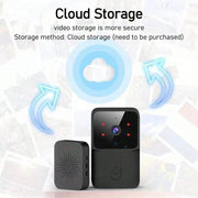 Smart WiFi Wireless doorbell IR night vision visual intercom real-time voice intercom home monitoring doorbell Easy to install