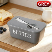 Kitchen Butter Cheese Fridge Storage Box with Tools Large Capacity Organizer for Home Use