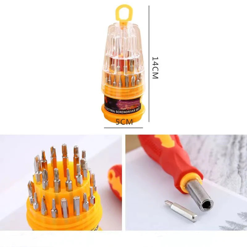 31-in-1 Multifunctional Screwdriver Set Portable Manual Repair Tool Kit Phone iPad Camera Watch Household Combination Tool Set