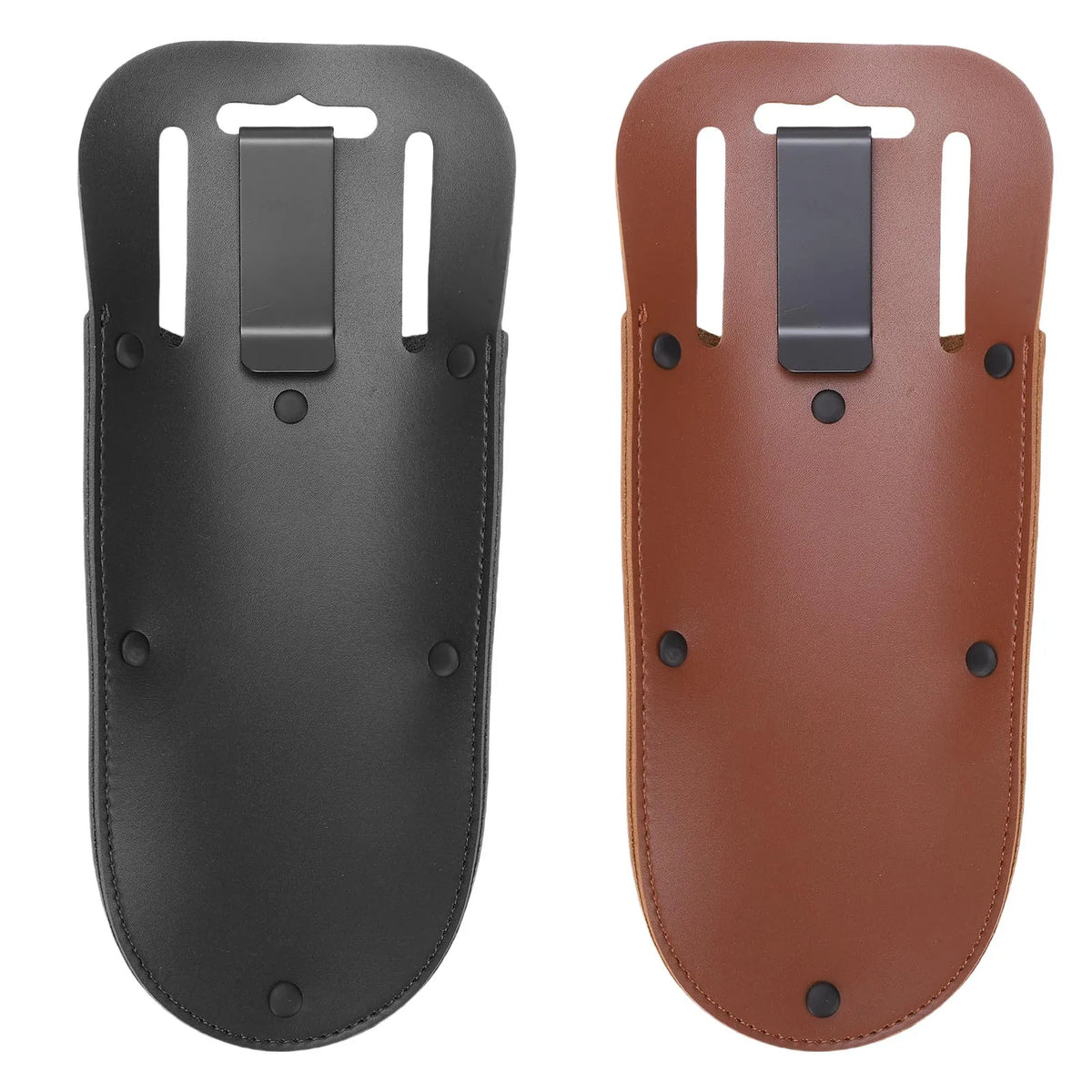 Garden Pruner Sheath PU Leather Pruning Shears Belt Holder Hanging Pouch for Garden Pliers Scissors