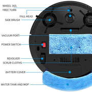 Smart Vacuum Cleaner Robot Household Automatic App Control 2800PA Suction Quiet Wet Dry Floor Sweep Mopping Cleaning Machine