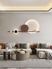 Modern Art Deco LED Wall Lamp 3000K Hotel Hall Foyer Restaurant Lighting Sconce Stairs Aisle Corridor Atmosphere Dropshipping