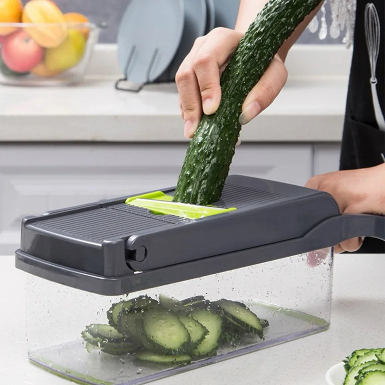 Kitchen artifact, vegetable cutting artifact, multifunctional slicer, slicer, slicer, kitchen utensil