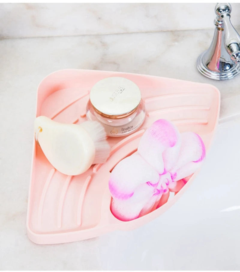 Kitchen Sink Corner Drain Basket Shelf Fruit Vegetable Drain Basket Sink Drain Rack Sponge Holder Organizer Kitchen Accessories