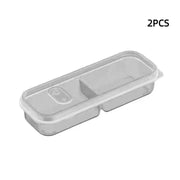 ♥Stackable Food Storage Boxes, Airtight Vegetable/Fruit Keepers for Kitchen Prep & Refrigerator Organization