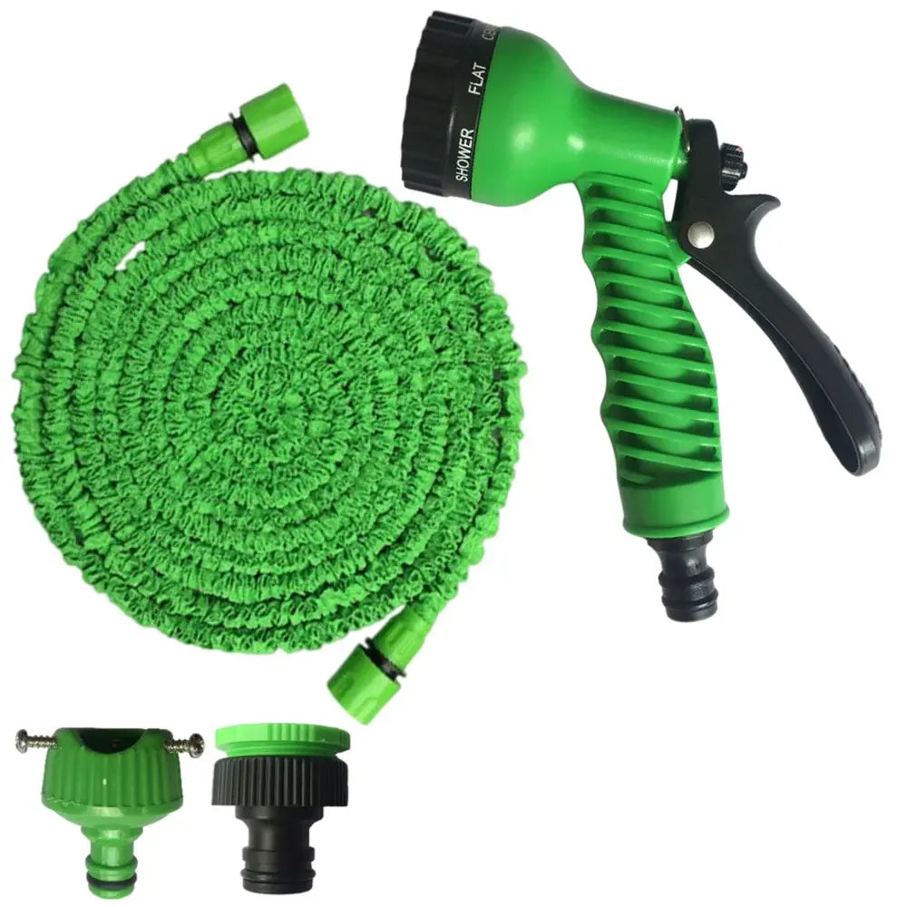 Garden Watering and Car Washing Magic Tool7High-Pressure Spray Gun Set with Foam Pot, Flexible Hose, Household Multi-Functional
