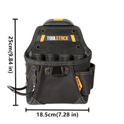 TOOLSTACK Mini Utility Toolkit Quality Hardwear Carpenter Work Tools Bag Quick-Hook Service Kit Hammer & Screwdriver Waist Pouch