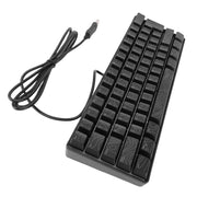 60% Gaming Keyboard 61 Key RGB Gaming Keyboard Mechanical RGB Backlit Ergonomic Design Wired Keyboard Mechanical Gaming Keyboard