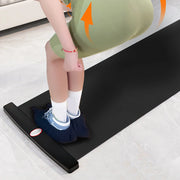 Yoga Practice Mat Pilates Sport Fitness Sliding Mat w/ Anti-Slip Layer Low-Impact Exercise Mat For Balance Training Core Workout