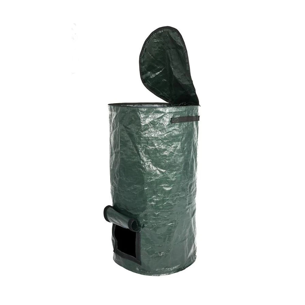 Garden Compost Bag Garbage Can 13.77x23.6in Fine Workmanship Garden Waste Bags Eco Friendly For Courtyard