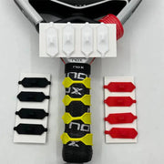 Tennis Racket Grip Sleeve， 52% Enhanced Non-Slip Grip,29% Vibration Reduction,Durable Material for Optimal Playing Experience