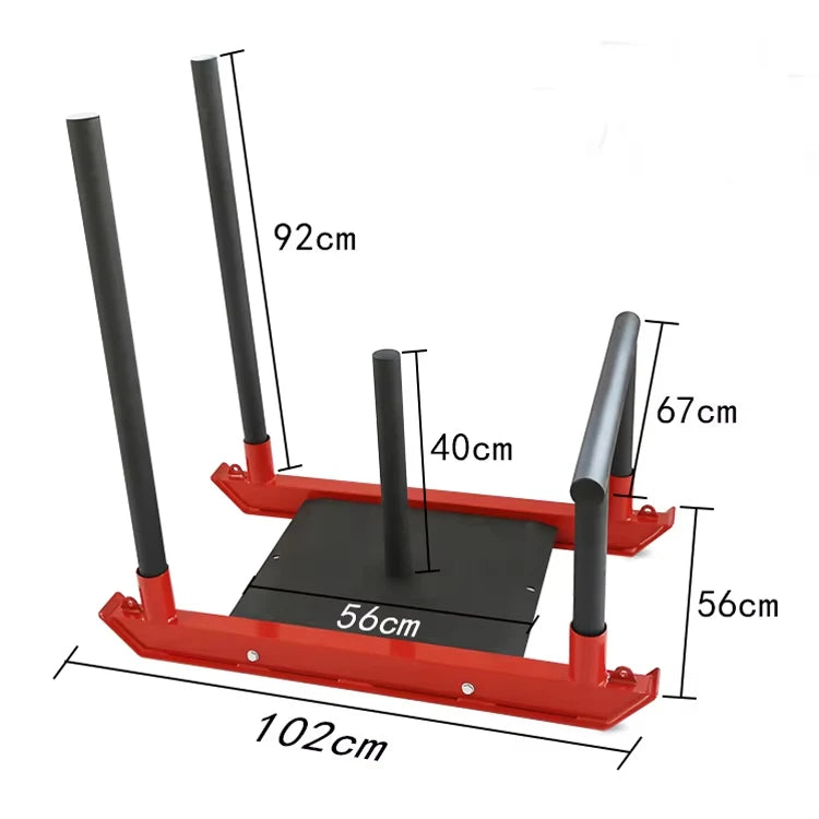 Fitness Equipment Weight Power Sled Weight Training Pull Sled For Athletic Exercise And Speed Improvement