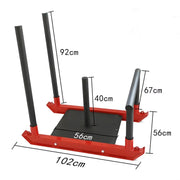 Fitness Equipment Weight Power Sled Weight Training Pull Sled For Athletic Exercise And Speed Improvement