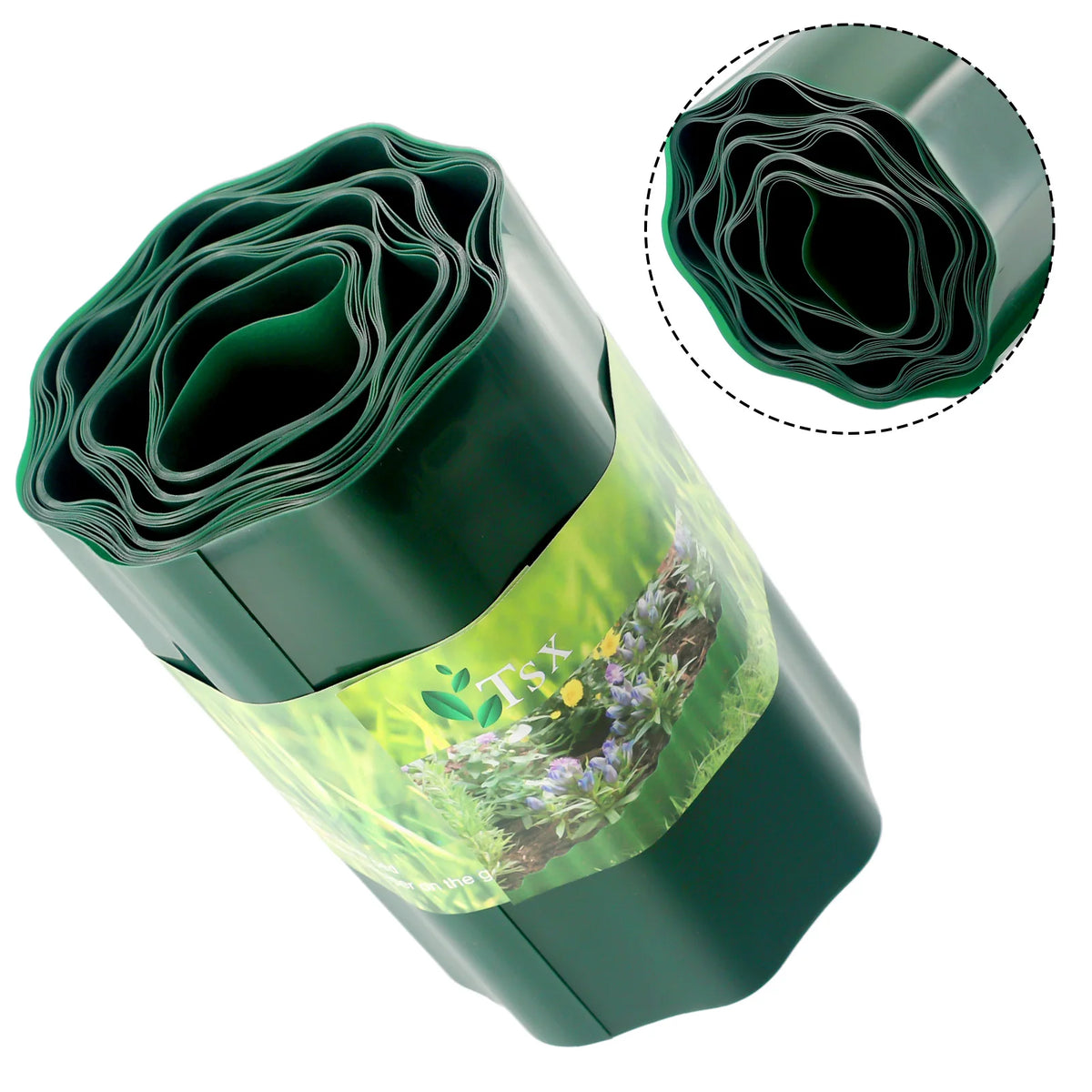 Garden Grass Lawn Edge Border Fence Path Flexible Lawn Edging Border Fence Border For Yard Lawn Garden Flower Bed High Quality