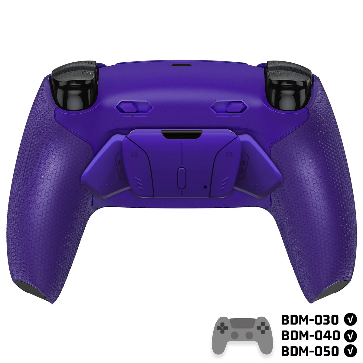 eXtremeRate RISE4 Plus MAX Remappable Back Button Kit w/Clicky Trigger Stop & Rubberized Grip for ps5 Controller BDM-030 040 050