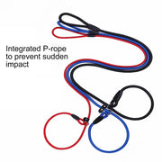 Dog Leash Strong Slip Lead Adjustable Loop High-density Nylon Braided Rope  Training Leash for Large Medium Small Dogs