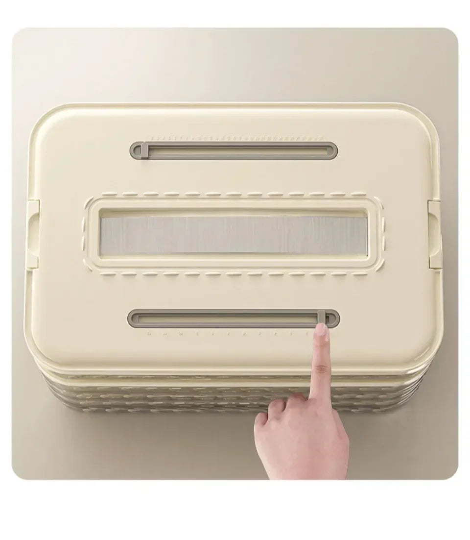 Refrigerator Food Storage Box Practical Simple Organizers Leak-Proof Portable Food Kitchen Travel Reusable Plastic Storage Boxes